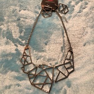 Paparazzi Silver-Toned Necklace Set